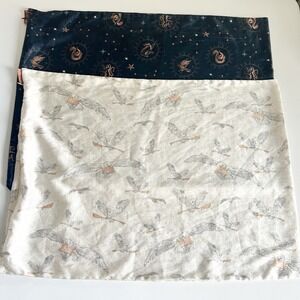 Harry Potter x Kitsch Bundle Lot (2) Satin Pillowcase Celestial Owl Wizardcore